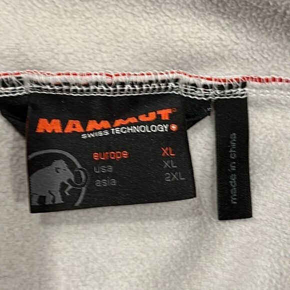 Mammut sz XL red men’s thermal zip jacket great pre owned condition, hooded - Picture 14 of 16